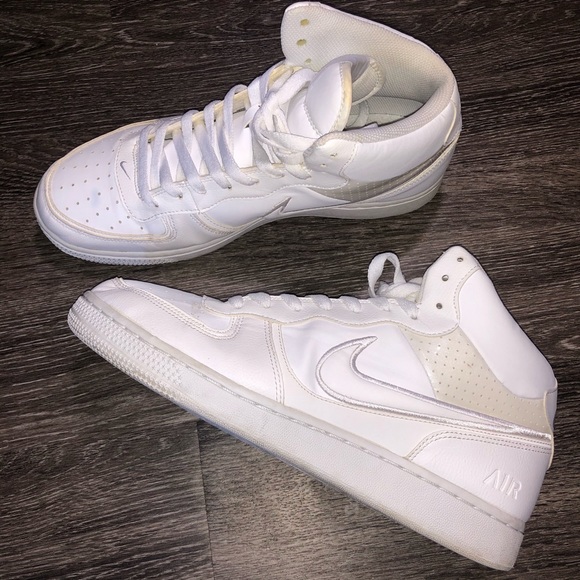Nike Other - Nike Air White High-Top Casual Sneakers